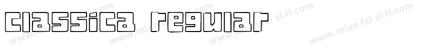 Classica Regular字体转换